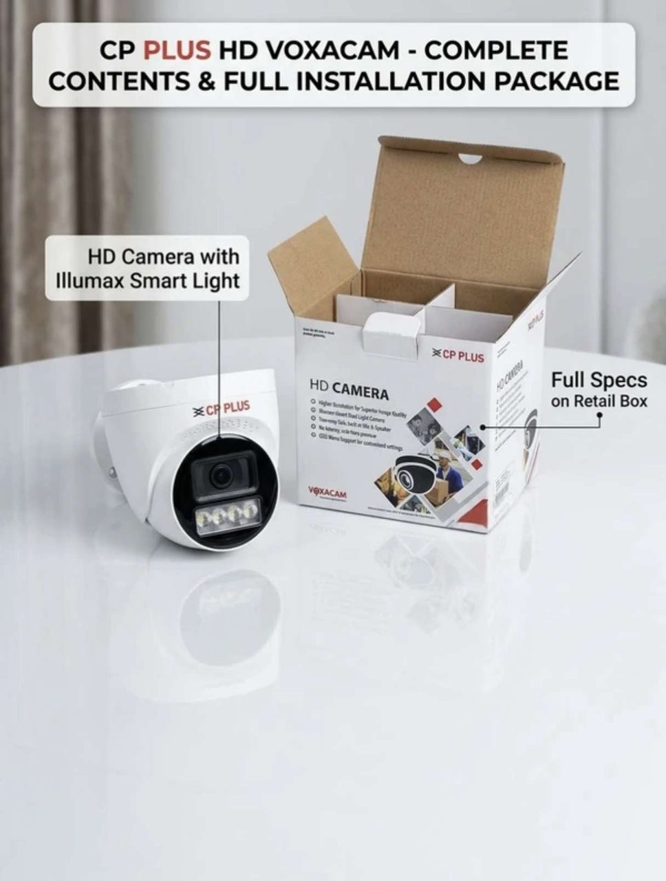 CP PLUE 2.4MP 2way talk Dome camera (CP-UMC-DA24L4-L) 4