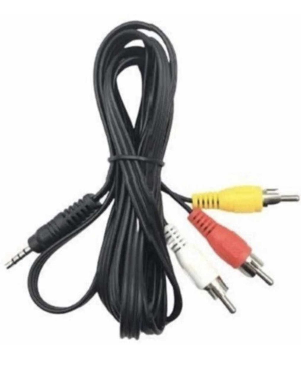 Av code 3.5mm stereo male to 3 RCA