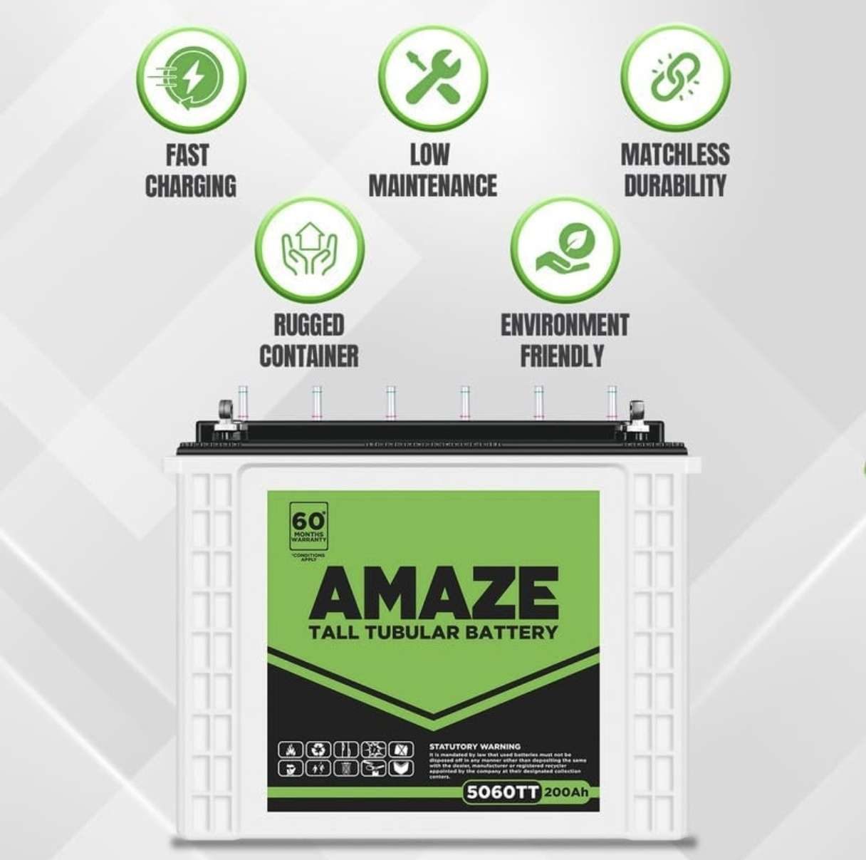 AMAZE BATTERY 200AH 12V (5060TT)