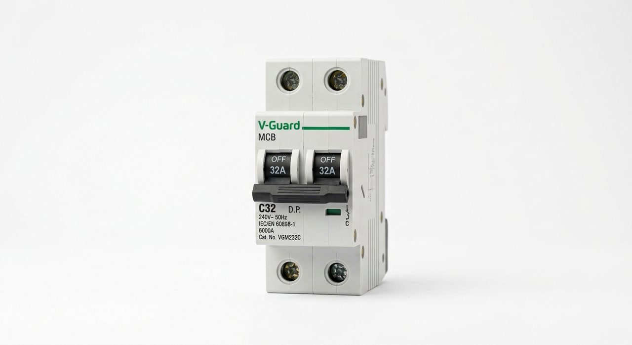 V guard  MCB 32A D.P