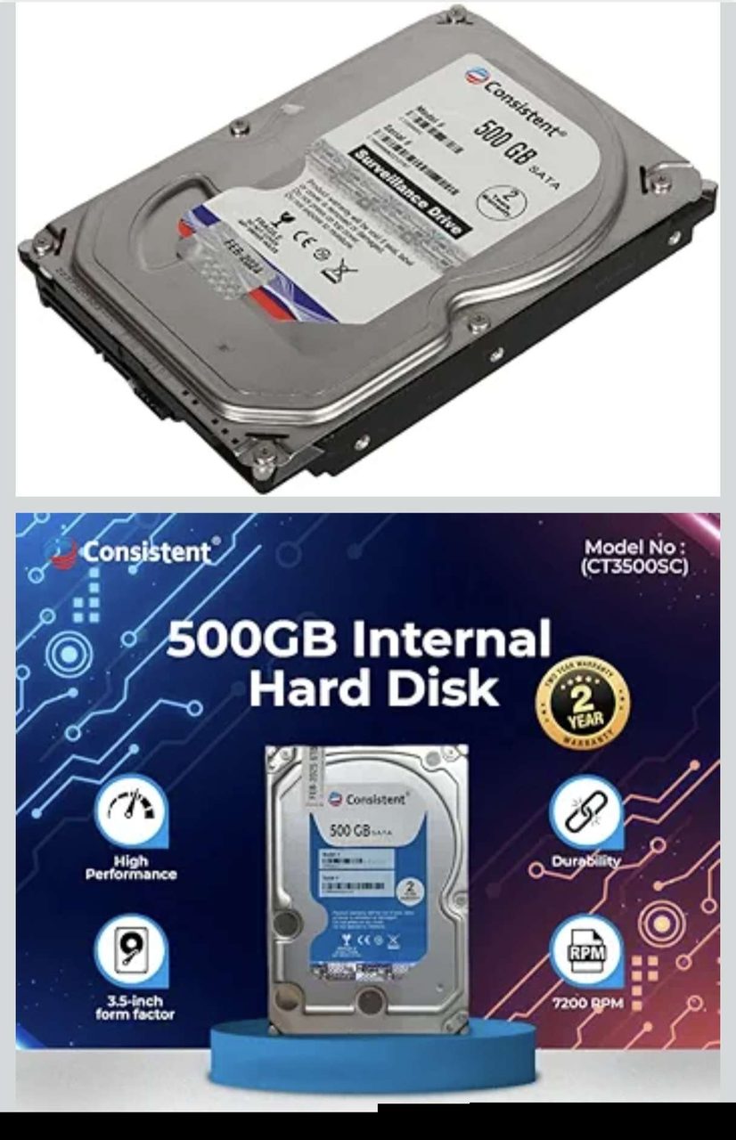 CONSISTENT HHD 500GB SATA