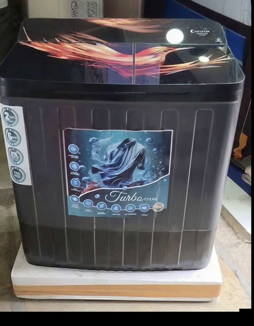 CELLECOR WASHING MACHINE 8.5KG (EG-85FG-BK)